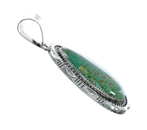 Navajo Native American Turquoise Sterling Silver Pendant NN20060